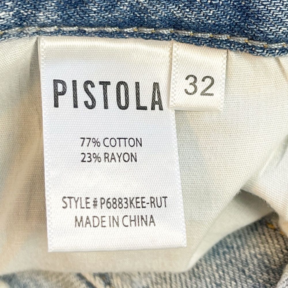 Pistola Charlie High Rise Straight Leg in Ruthless Size 32/14 NWT - Picture 8 of 9